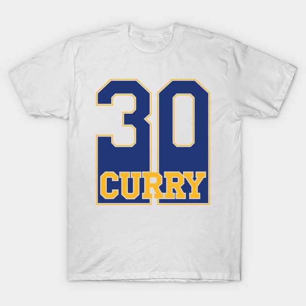 Steph Curry 30 T-Shirt by lakokakr